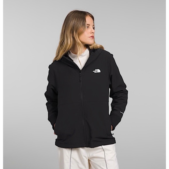 The North Face Jackets & Blazers - The North Face Black Shelby Raschel Hooded Softshell Jacket